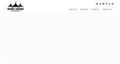 Desktop Screenshot of madeshade.com